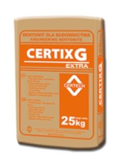 Certix G EXTRA (płuczka do przewiertów sterowanych) - 25 kg. Certix G EXTRA (płuczka do przewiertów sterowanych) - 25 kg.