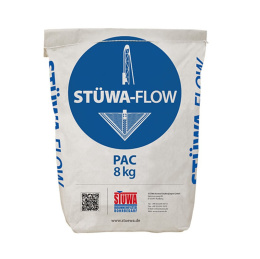 Stuwa, STUWA-FLOW PAC, czysta polianionowa karboksymetyloceluloza, polimer do studni, worek 8 kg